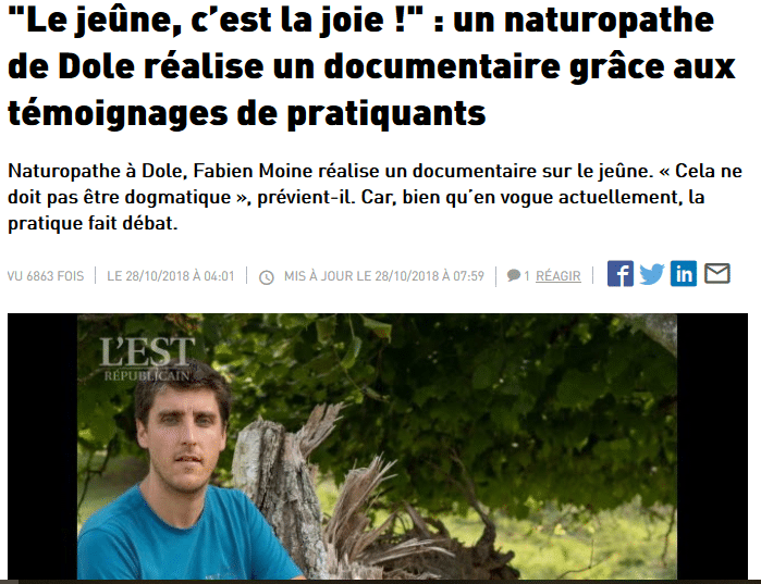 Le jeûne, c'est la joie